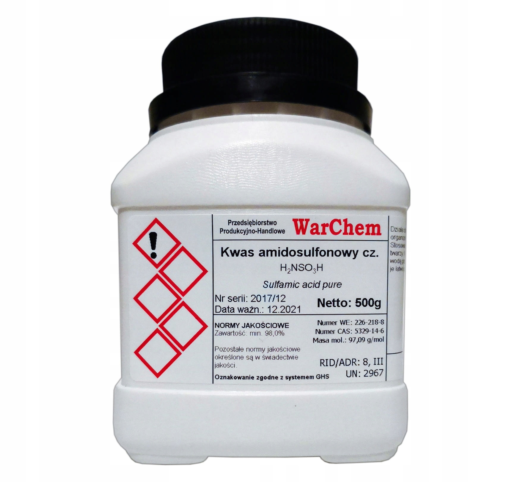 

Kwas Amidosulfonowy czysty 500g