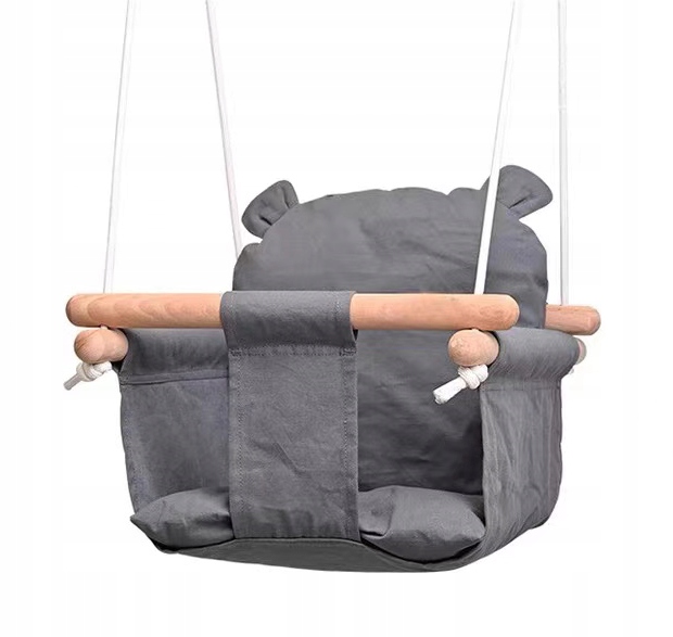 HUŚTAWKA DLA DZIECI DO DOMU OGRODU MIŚ DREWNO Marka DMR