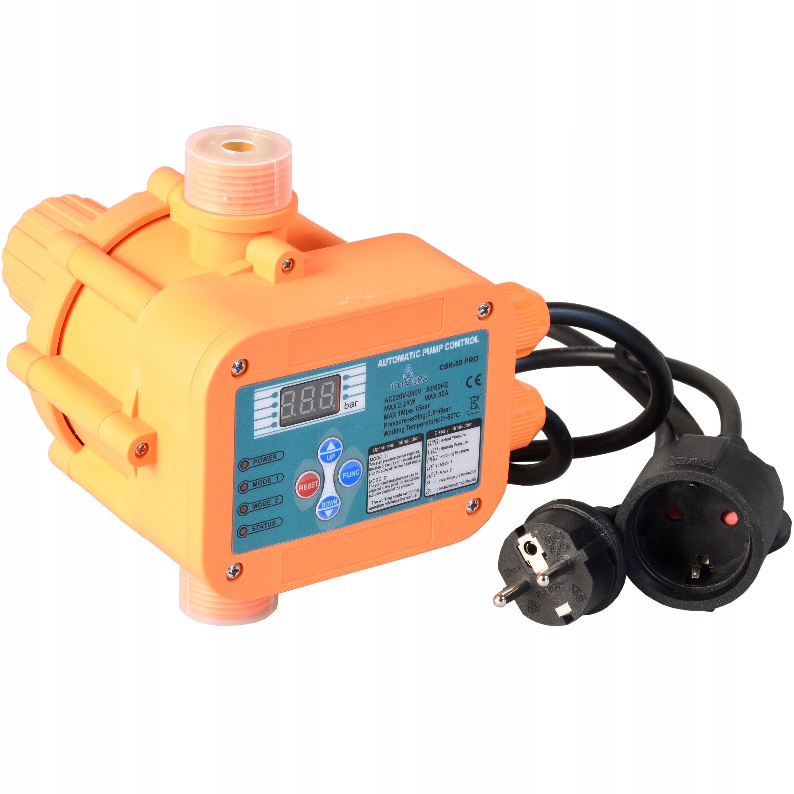 Hydroforový Vypínač pre čerpadlo Csk 59 Pro Zabezpečenie Moderný Automat