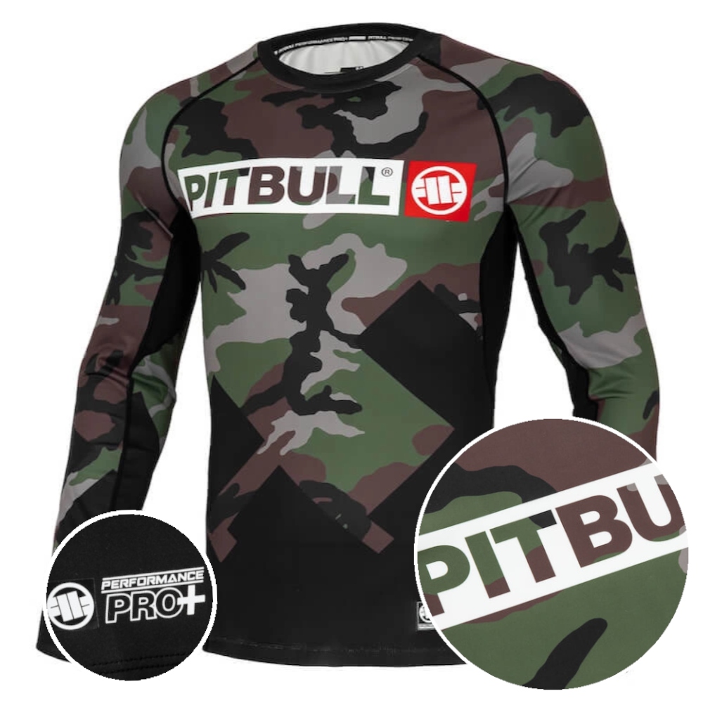 Męski Longsleeve Rashguard Pit Bull Cross Camo_m