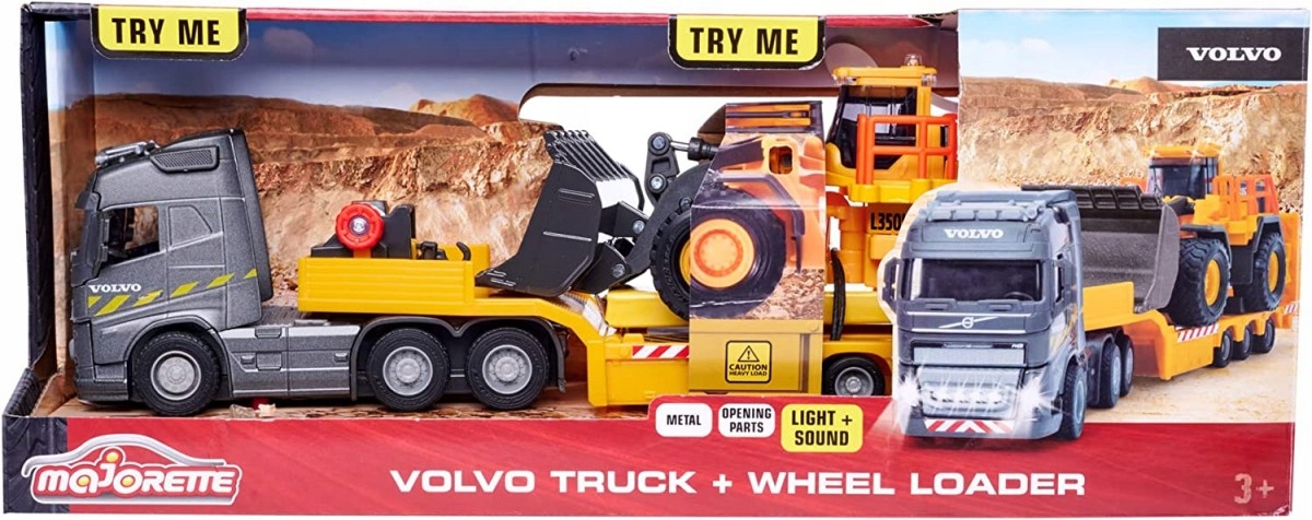

Pojazdy Majorette G.s. Volvo Zestaw budowlany 35