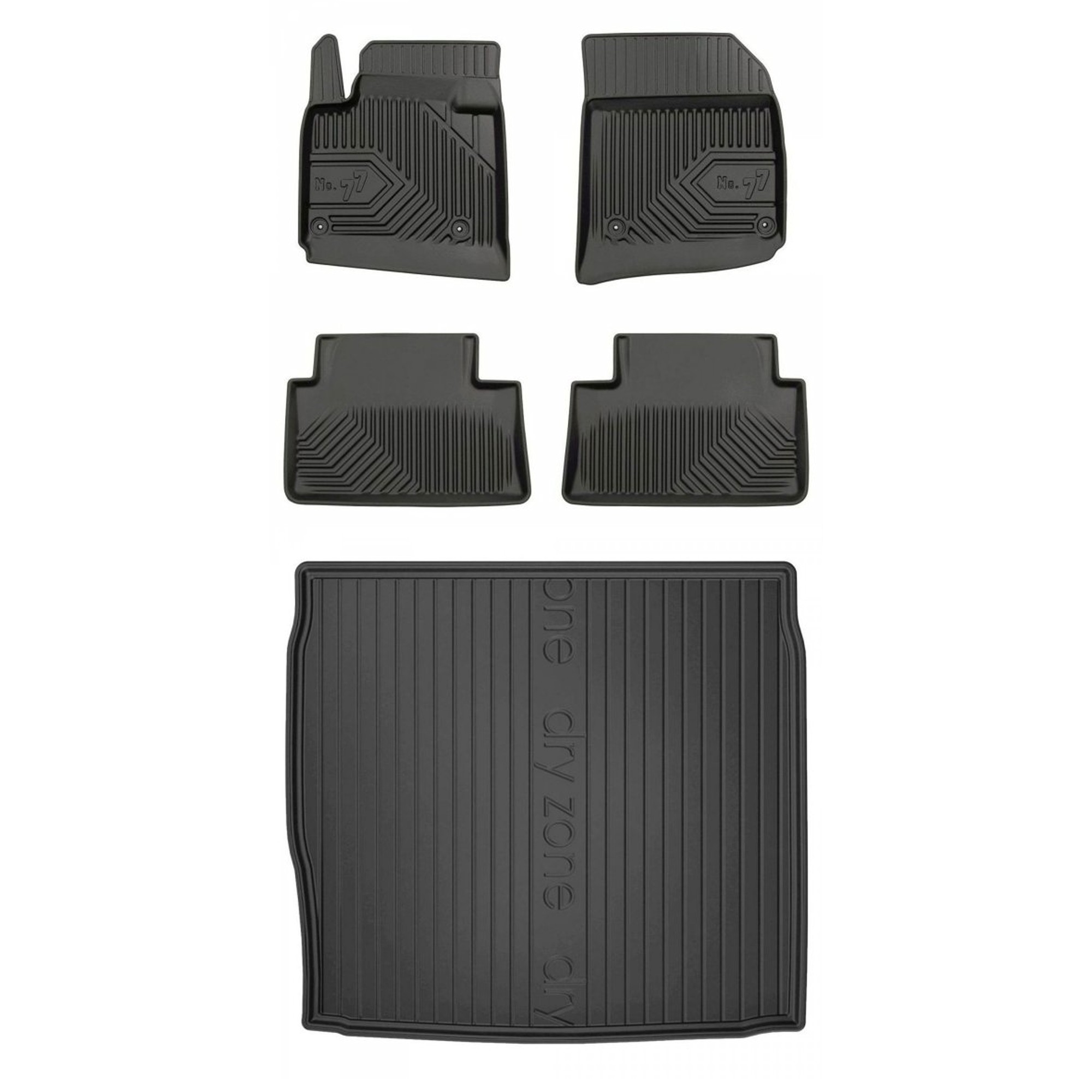 Gumová sada kobercov a rohoží Citroen C5 II 2008-2017