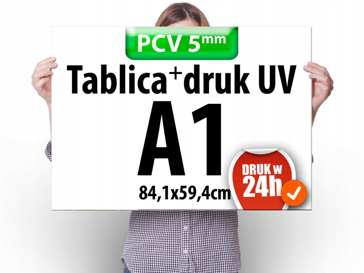 

Tablica Szyld Druk Uv Plansza Pcv 5mm A1