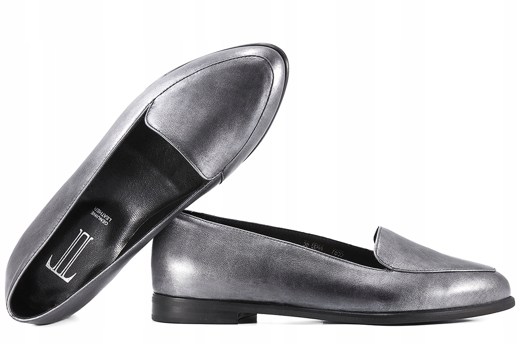 Trio 0D44-01-E-17-0 Dámské Polobotky Mokasíny Grafitová 37