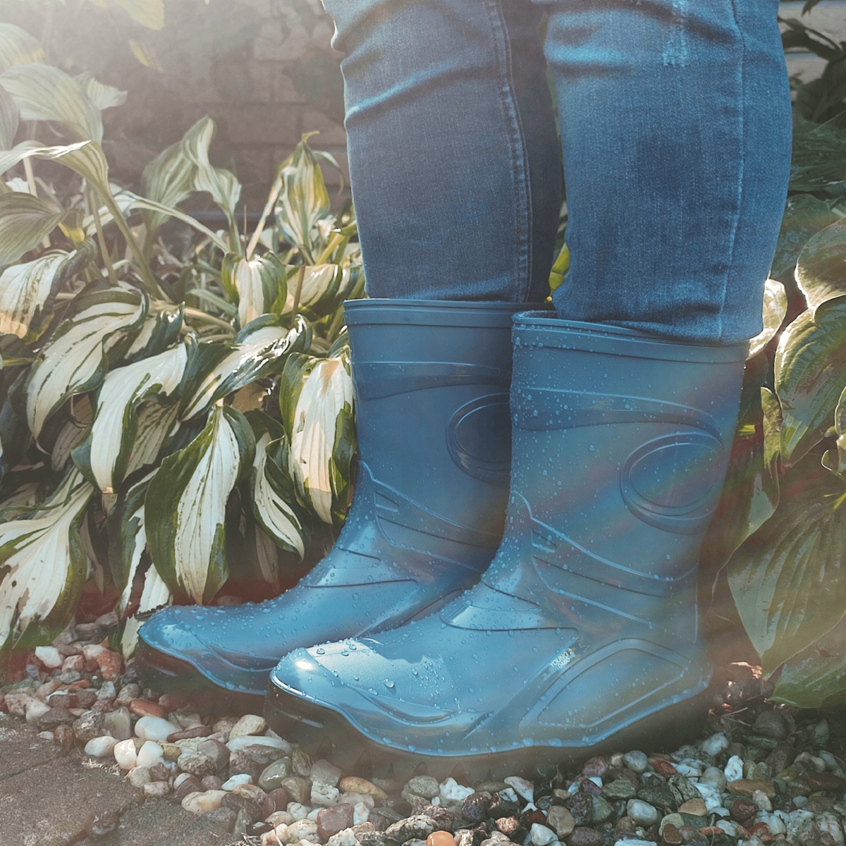 KALOSZE DAMSKIE PVC YOUNG 2 DEMAR/39 Kolor niebieski