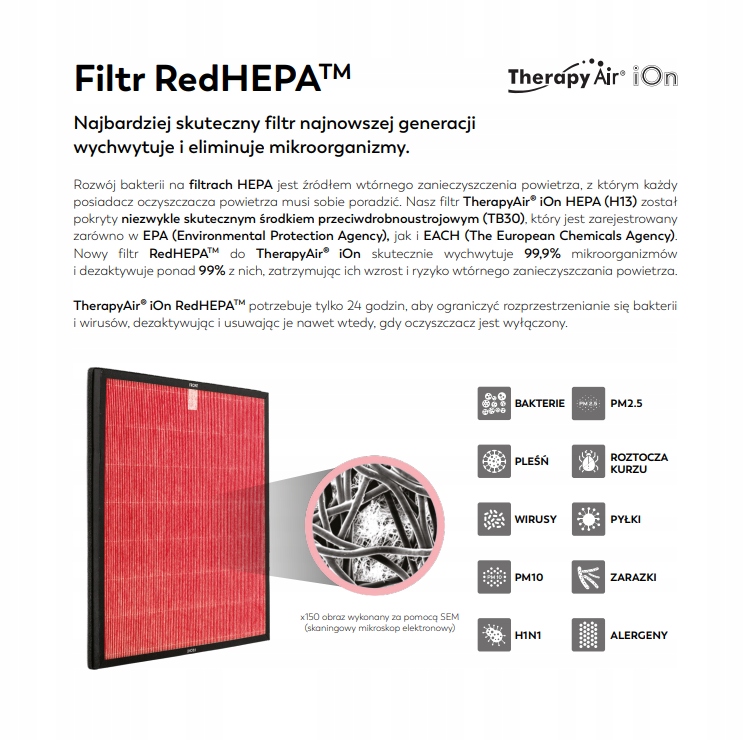 Zestaw filtrów - Therapy Air iOn PWC-570-49 Zepter Marka Zepter