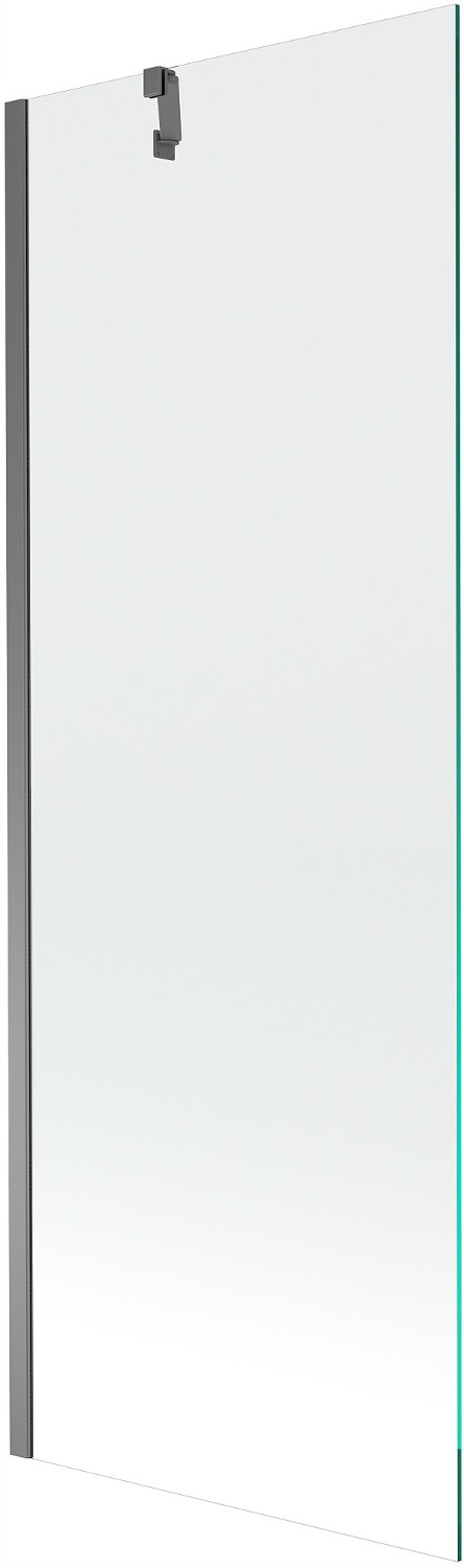 Mexen Next vanová zástěna 1-dílná 70 x 150 cm, transparentní, tmavý kov 8
