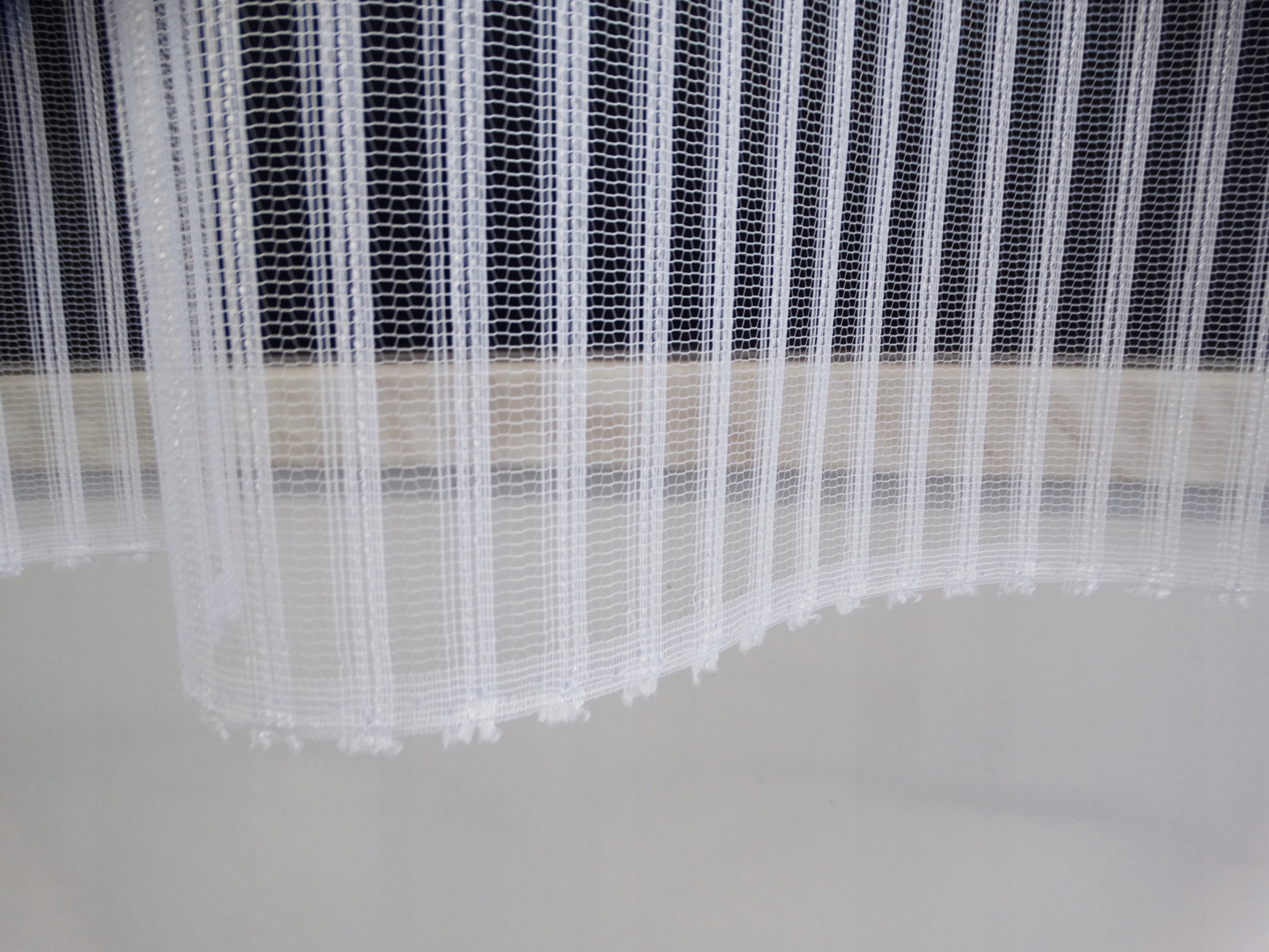 Mg Záclona Pásky 35793 bílá 500x160 cm Hotová obšitá Bt M