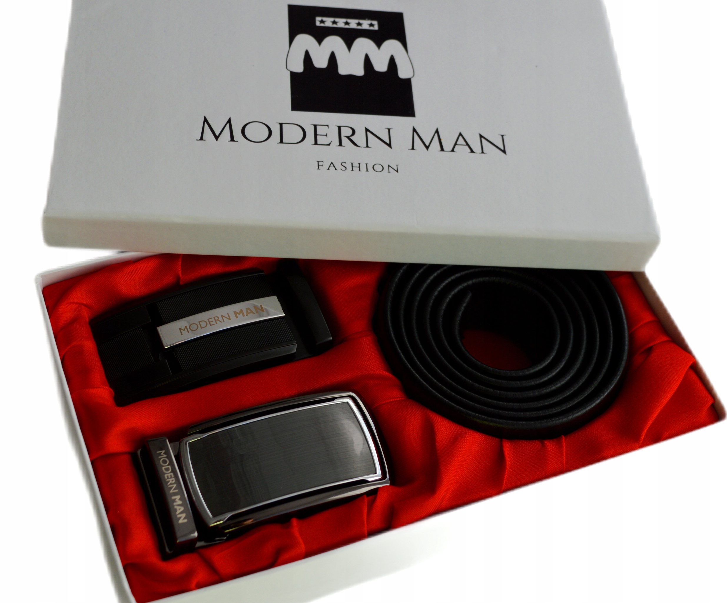 

Pasek Skórzany Męski Modern Man Zestaw