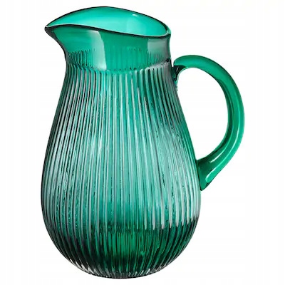 

Piękny Dzbanek, Zielone Szkło 2,0 L Ikea