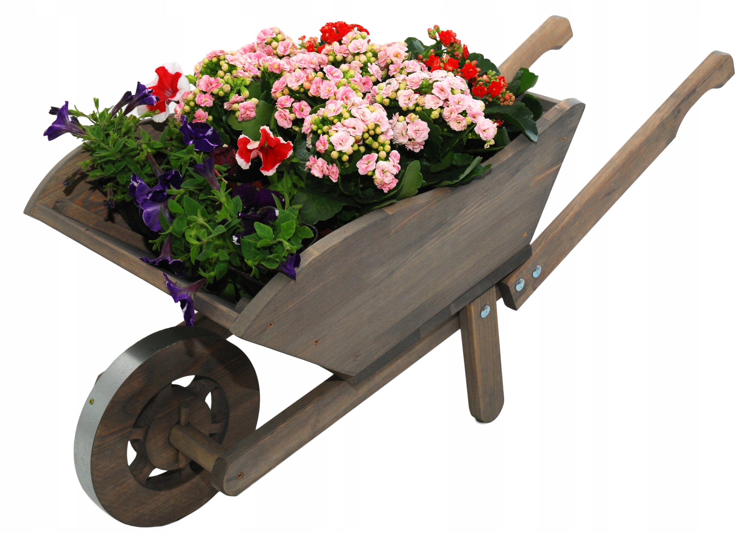 KWIETNIK DONICA DONICZKA DREWNIANA TACZKA OZDOBNY