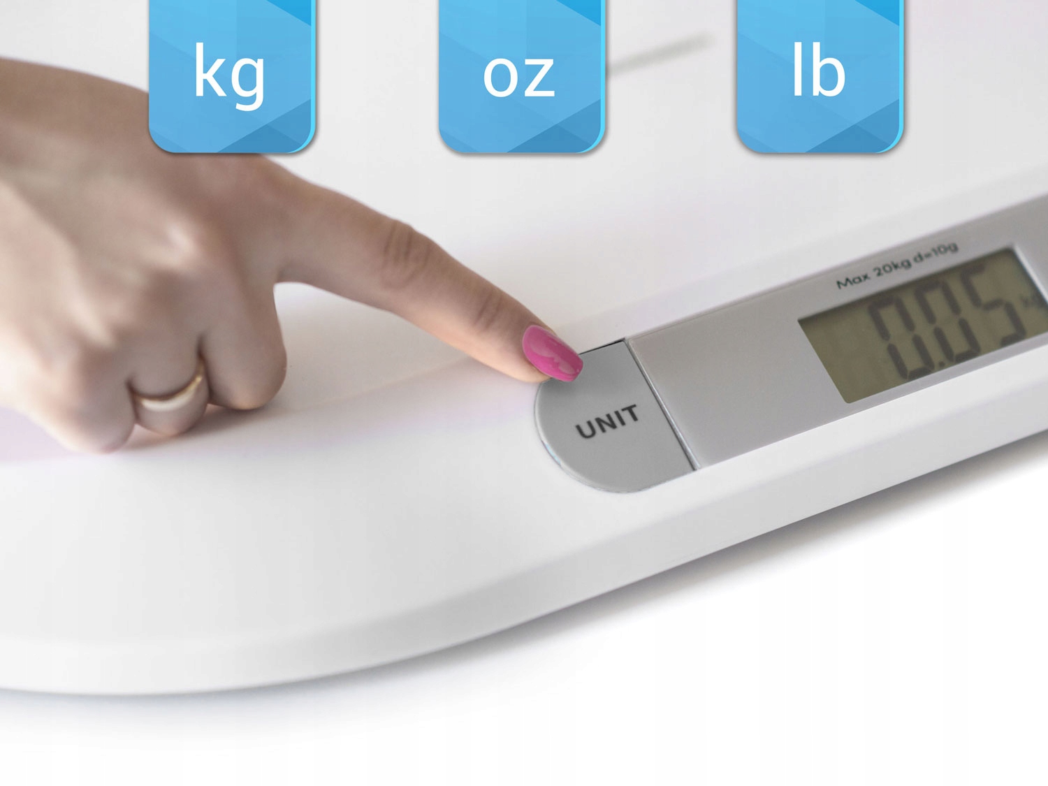 Waga dla niemowląt elektroniczna BW-141 biała EAN (GTIN) 5908220471554