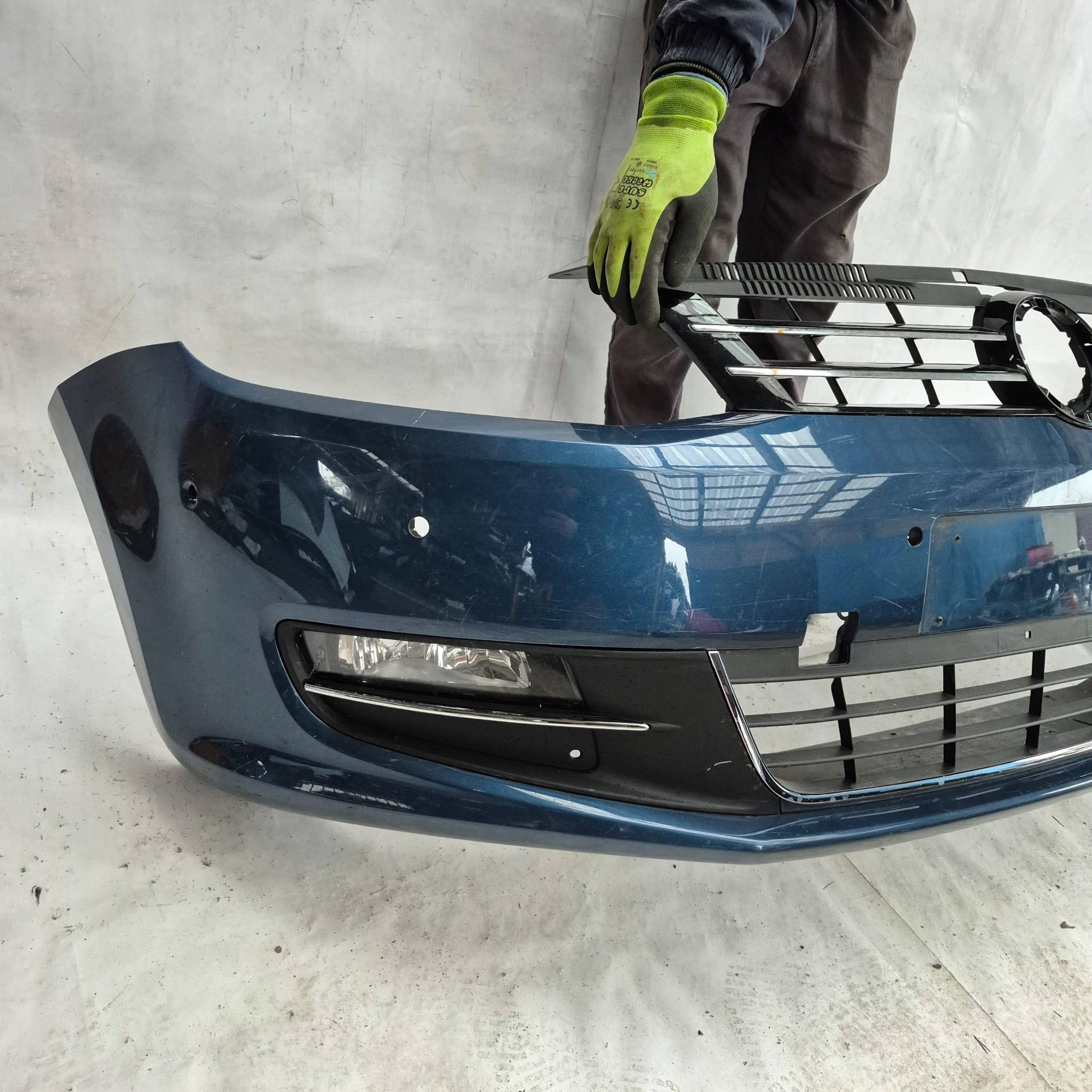 VW SHARAN II 2 10-22 bumper front front 6XPDC 7N0807221A