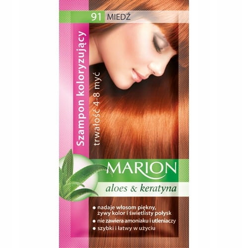 

Marion Szampon koloryzujący 4-8 myć nr 91 miedź