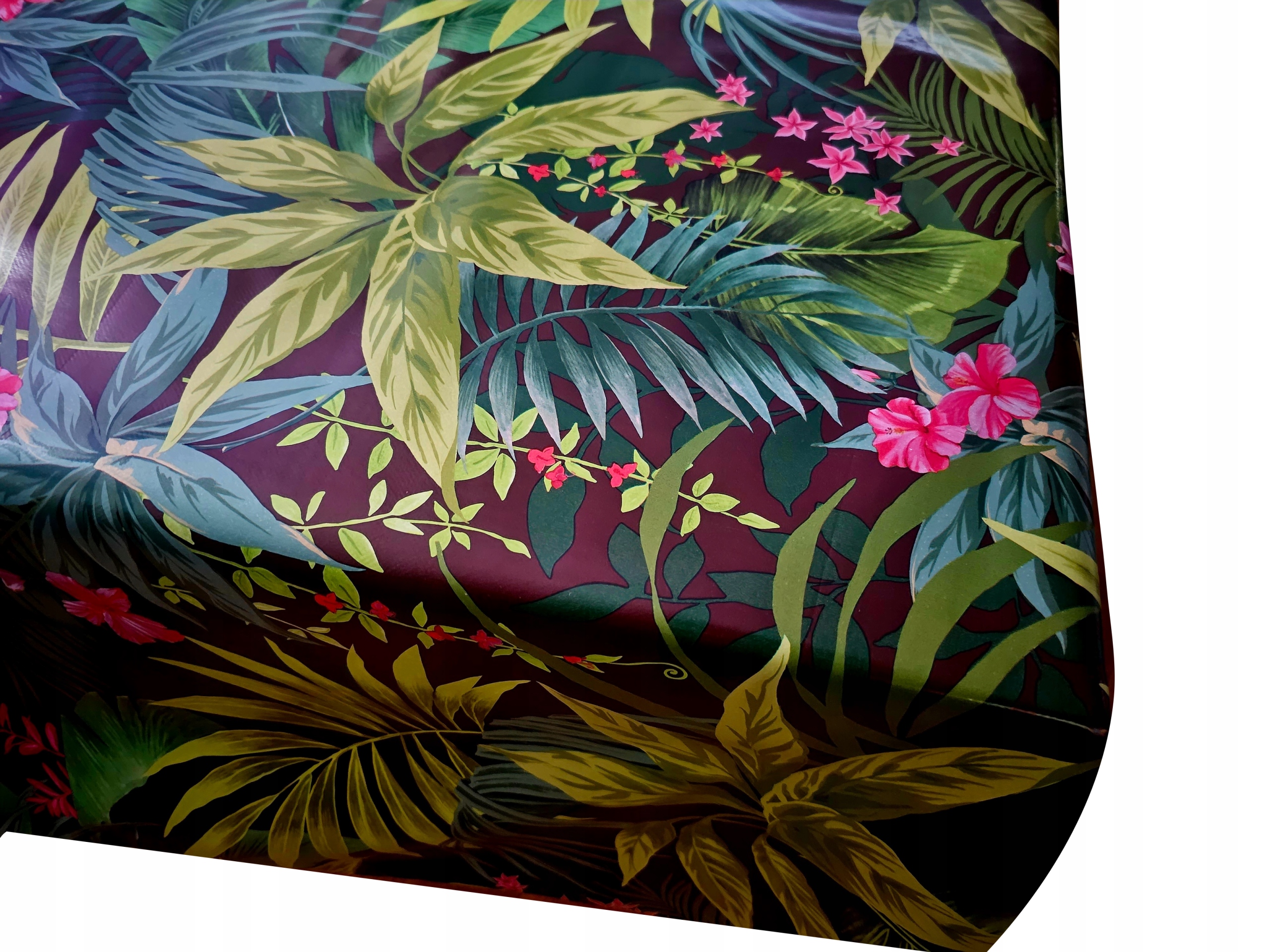 CERATA OBRUS NA METRY LIŚCIE I KWIATY NA WYMIAR