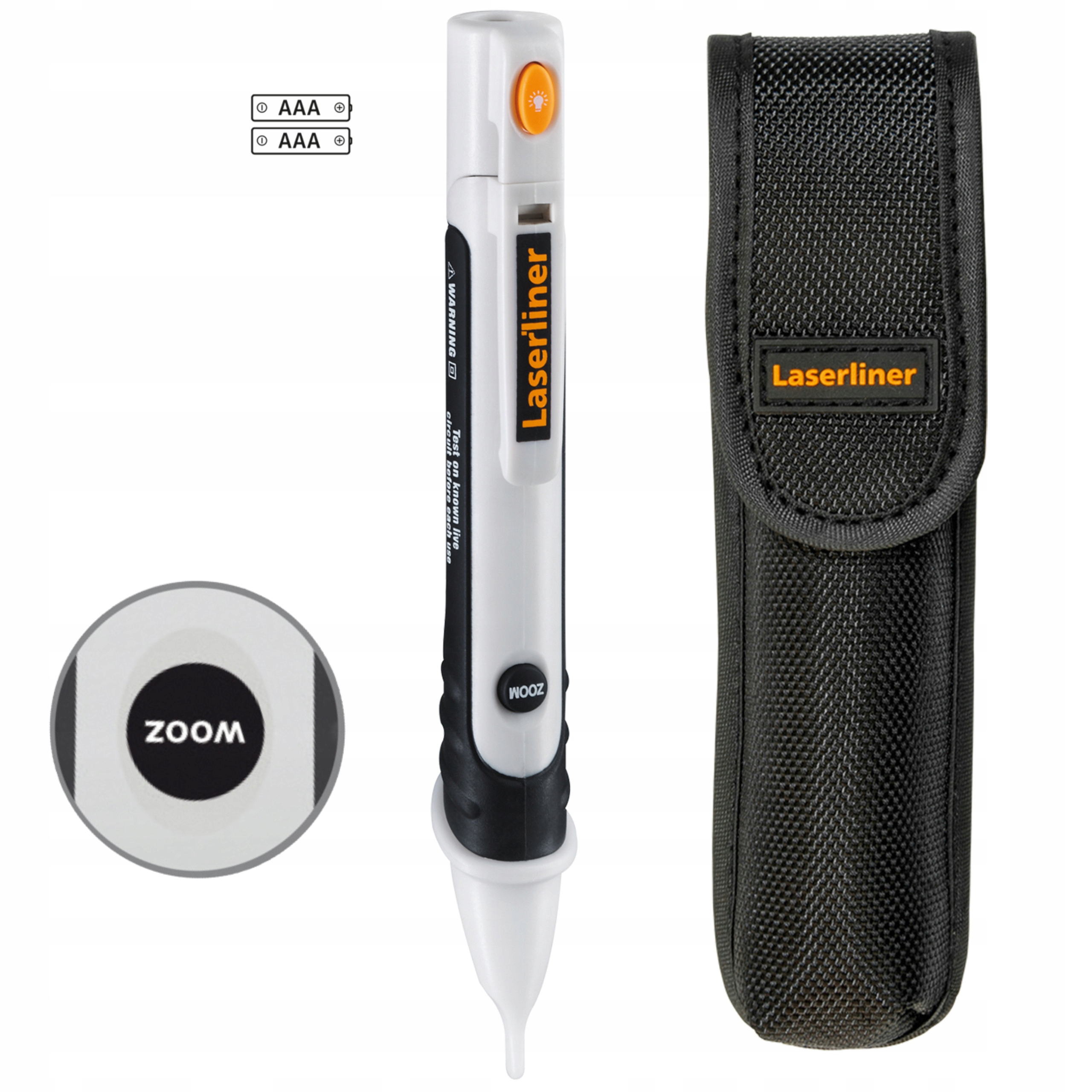 Laserliner Bezkontaktowy Próbnik Napięcia 24-1000 Wykrywacz Przewodów