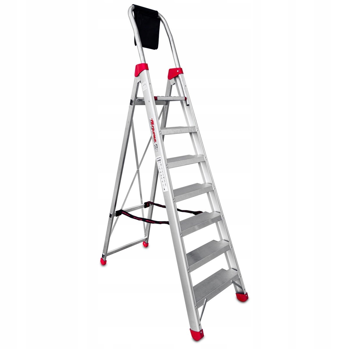Drabina jednostronna z głębokimi 13 cm stopniami Domus Faraone SDOMUS07
