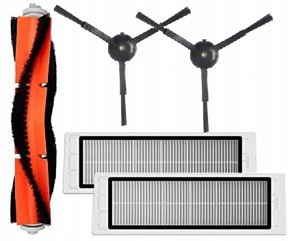 Zestaw Szczotki Filtry do Roborock S50, S55, E4, E5, S5 Max, S6 MaxV / Pure