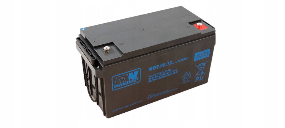 akumulator Mwp 65-12 (Long Life, 12V-65Ah, Bolt M6R)