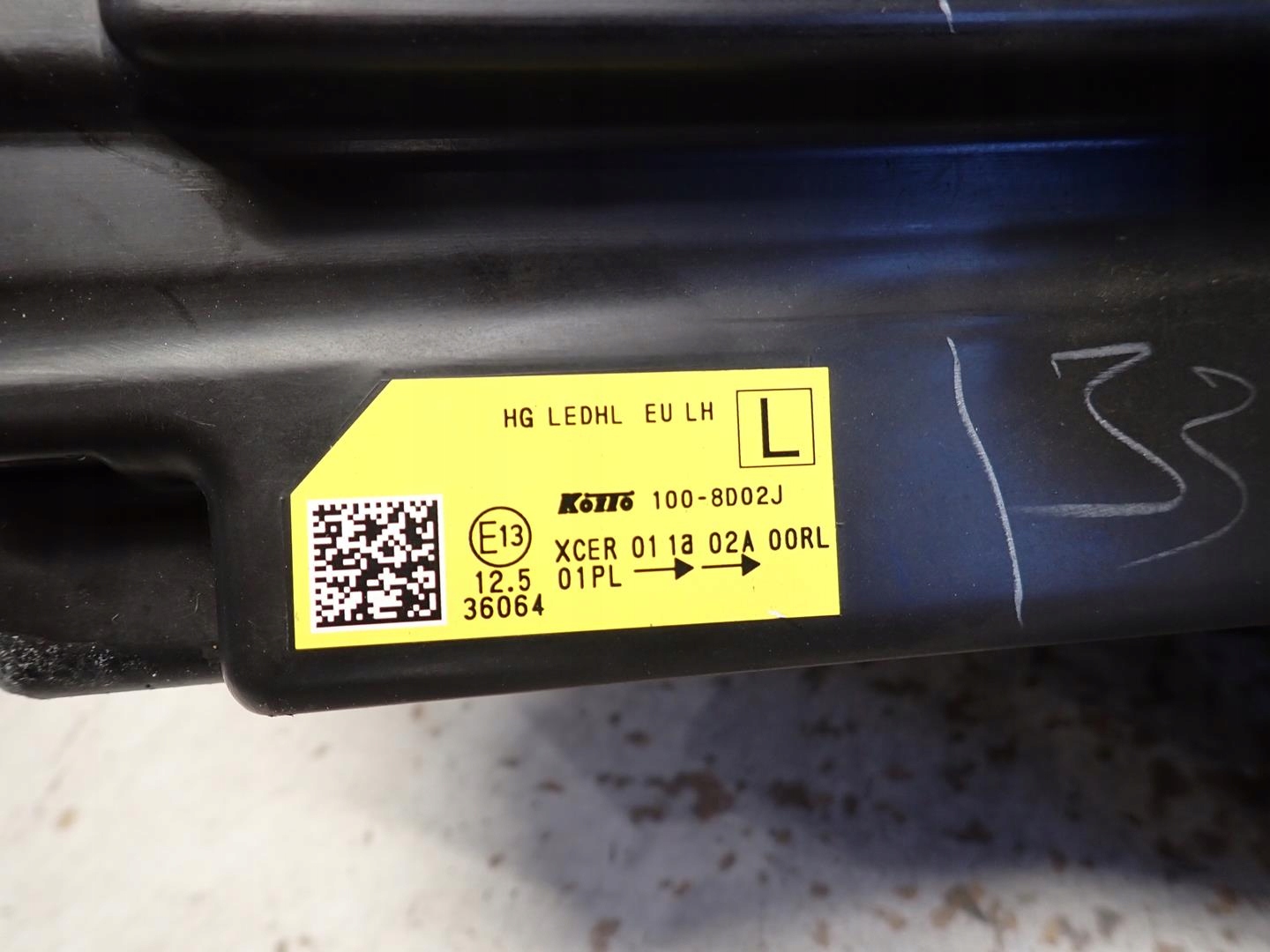 light front left NISSAN QASHQAI III J12 FULL LED 21- 100-8D02J
