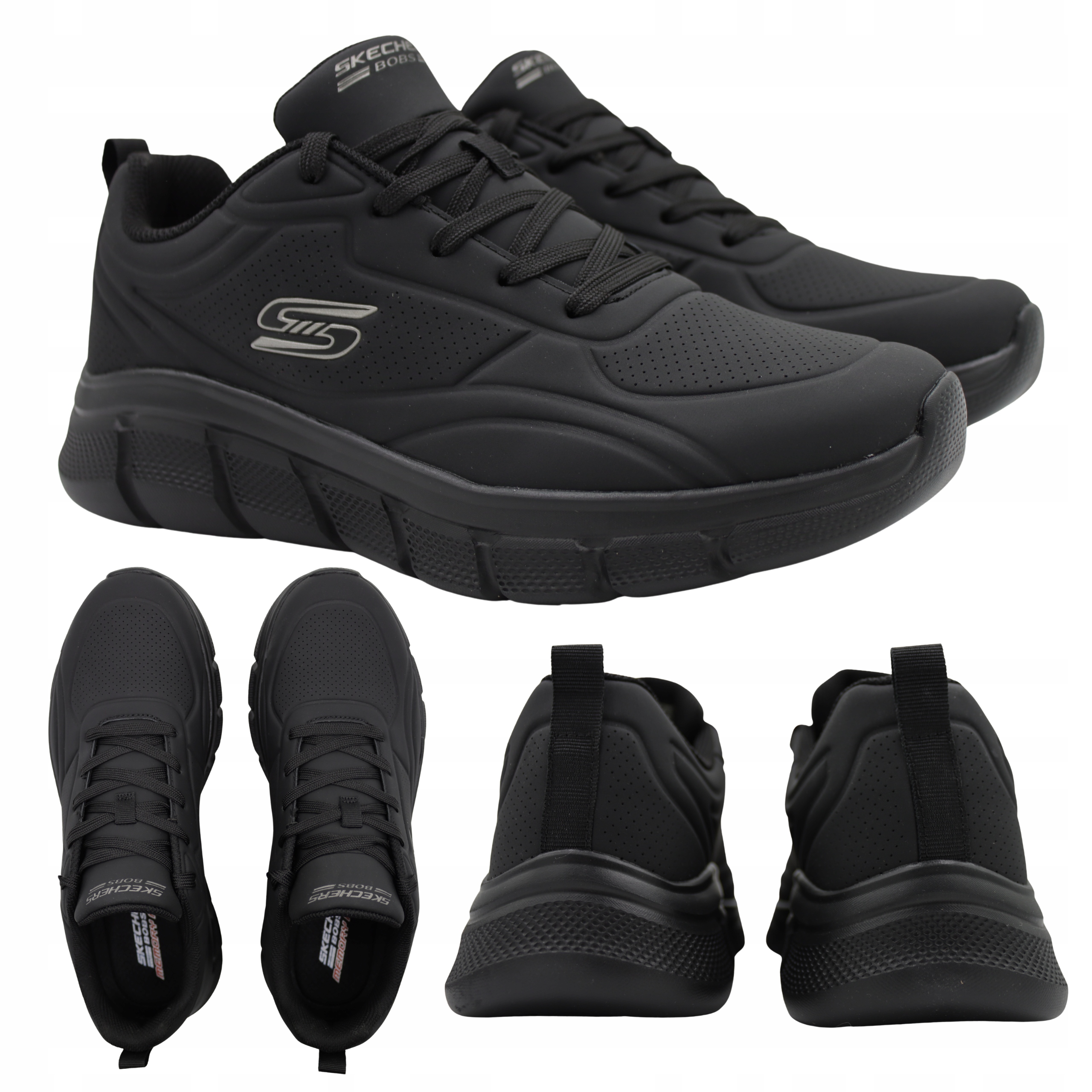Pánské Sportovní Boty Černé Lehké A Pohodlné Skechers 118110/BBK vel. 41