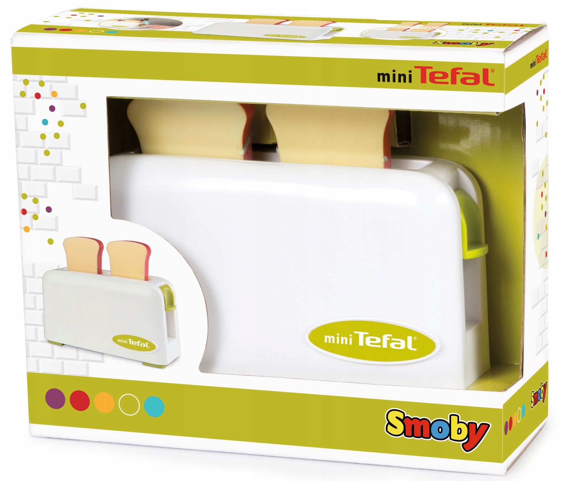 

Zabawkowy Toster Dla Dzieci Mini Tefal Smoby