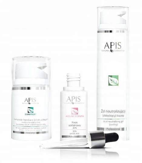 

Apis kwas azelainowy 30% neutralizator żel Zestaw