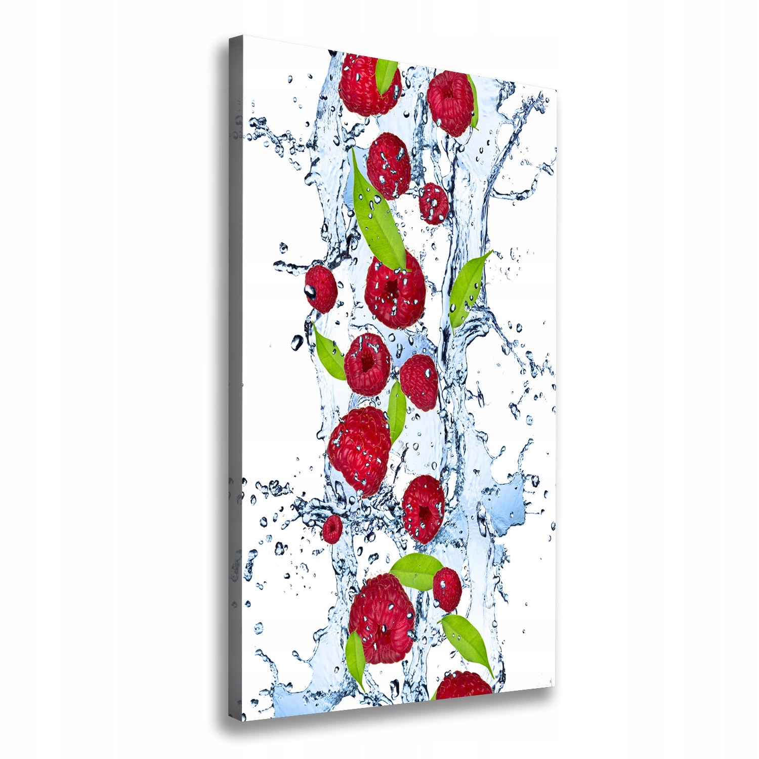 

Nowoczesny fotoobraz canvas na ramie Maliny 70x140