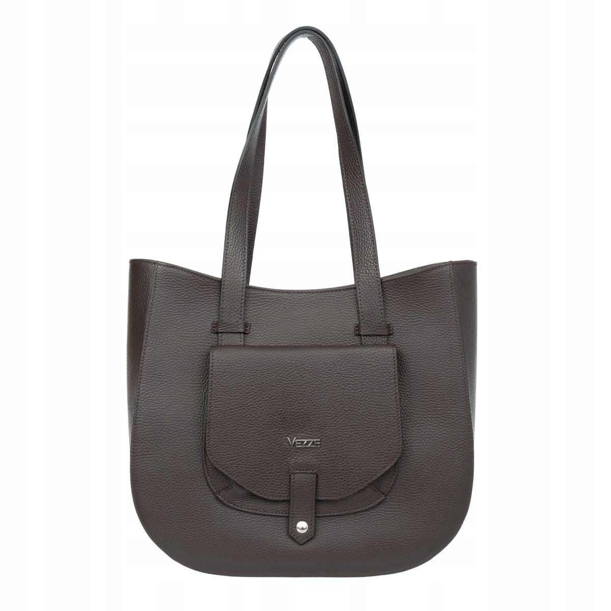 Kožená kabelka Vezze Copertina Choco