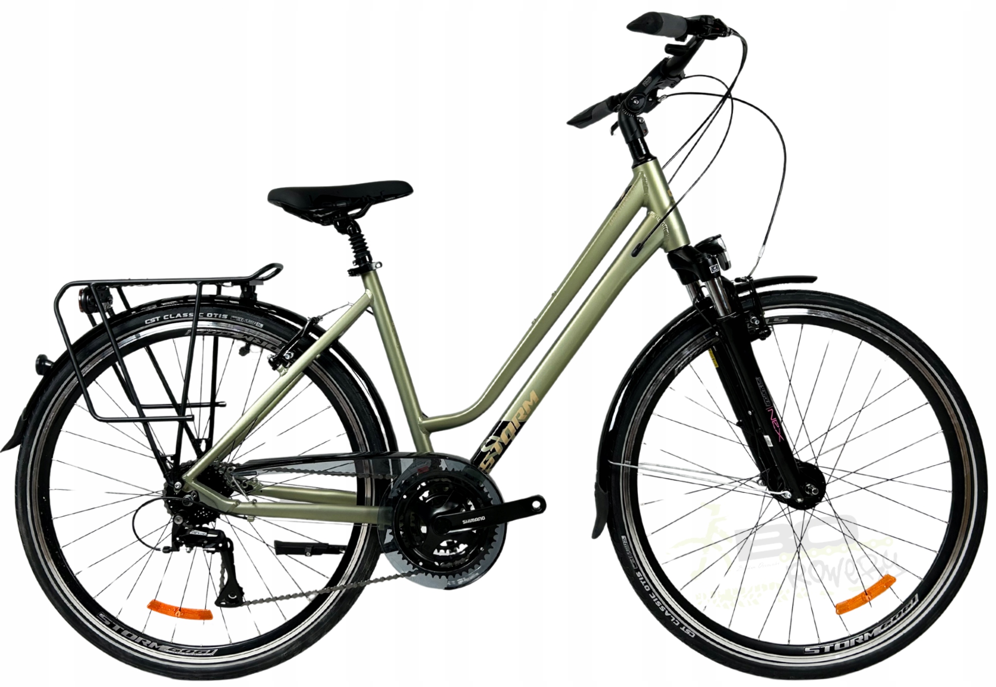 Rower Trekkingowy Storm Marathon 6.0 Lady rama 19 28 zielona pistacja 2025