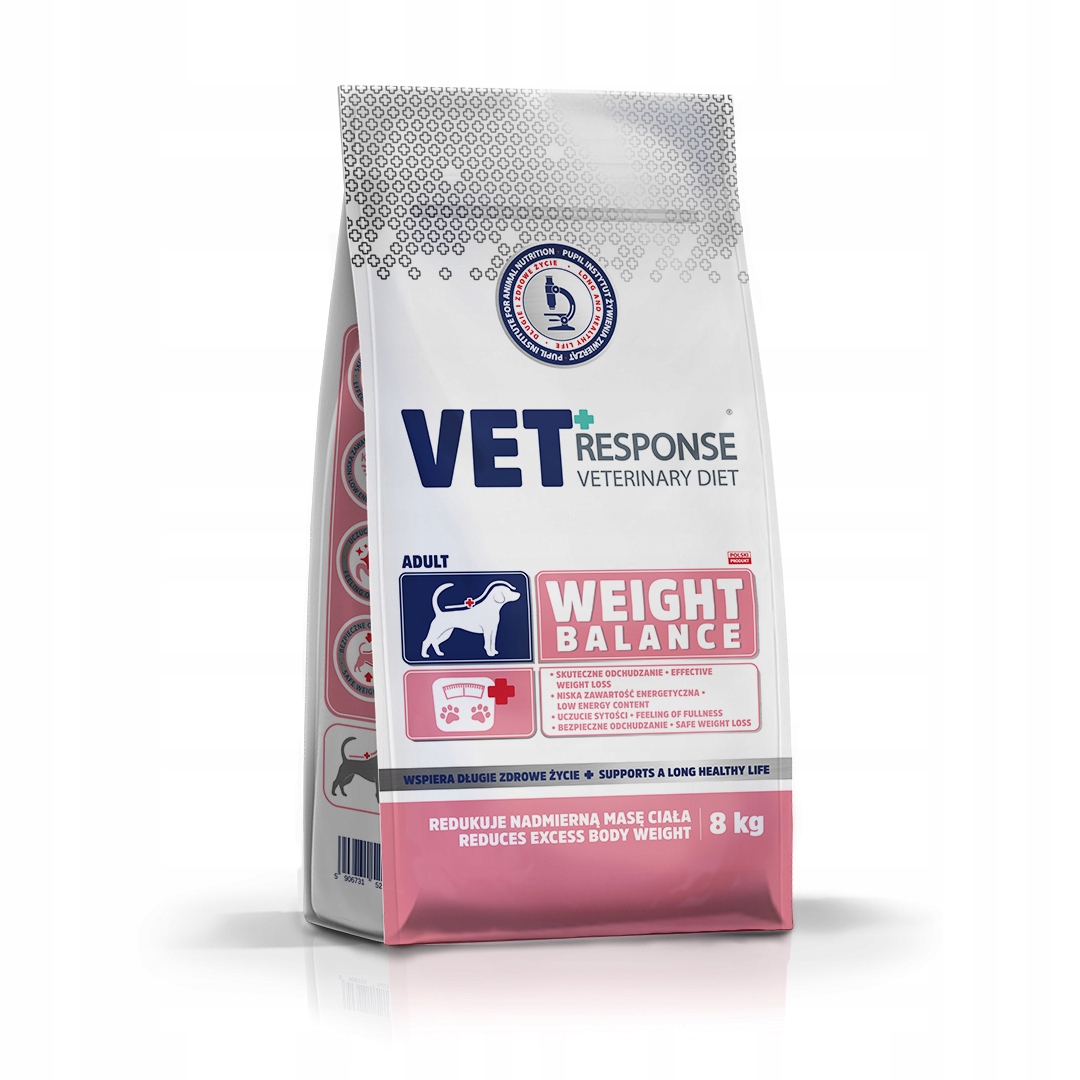 Levně Suché veterinární krmivo pro psy Vet Response Weight-balance 8 kg