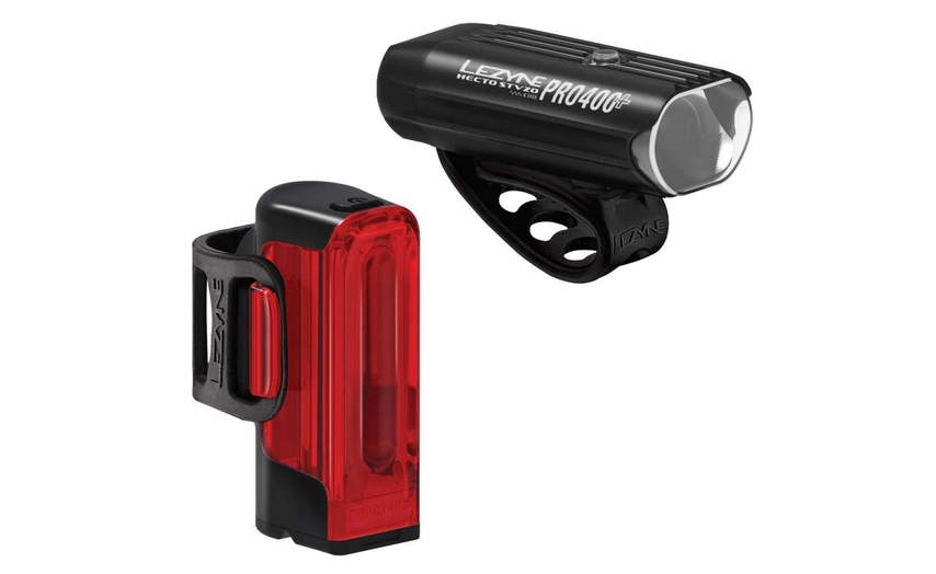 Sada světel Lezyne Led Hecto Drive Pro 400+ StVZO Strip Drive+ StVZO