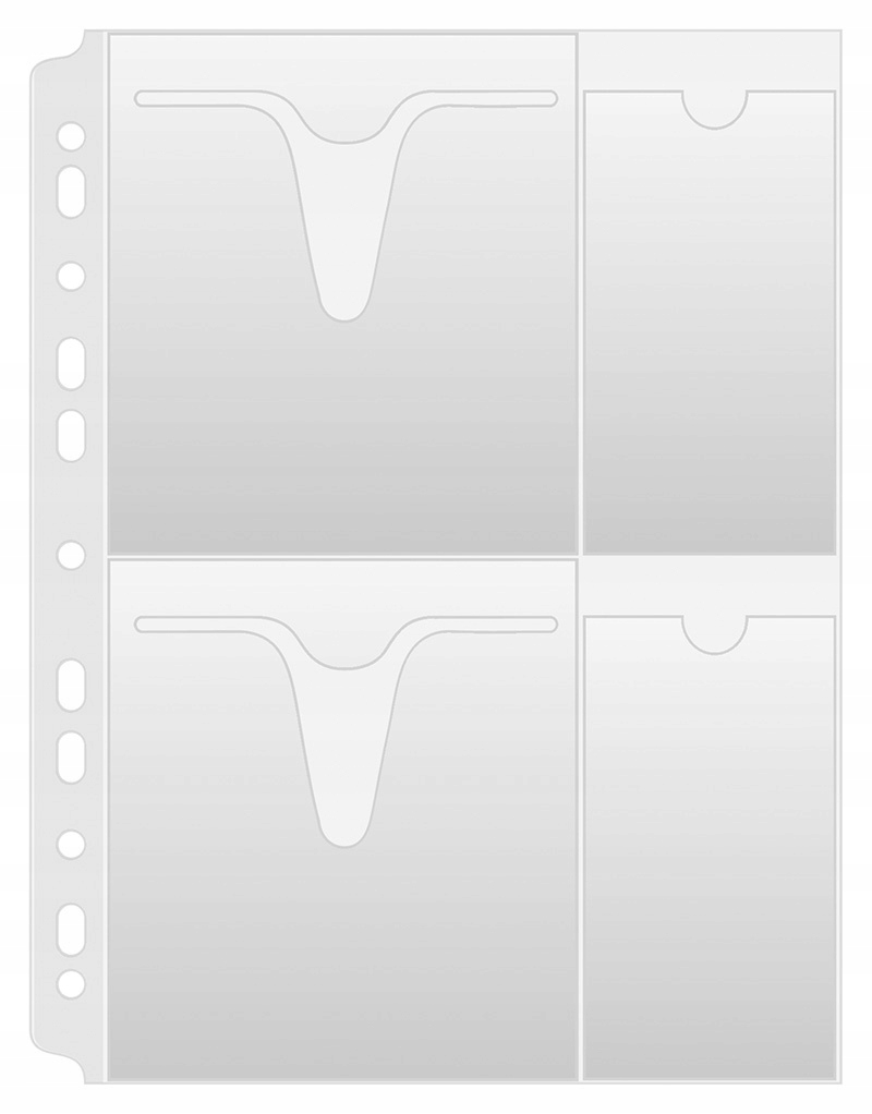 

Koszulki na płyty CD/DVD Pp A4 160mikr obwoluty