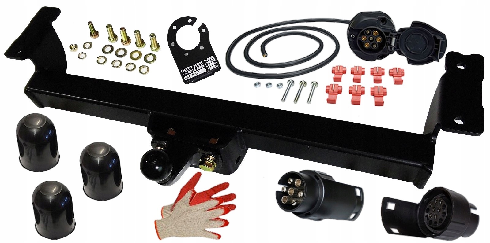 SUZUKI VITARA 3drzwi 1988-2005 KOMPLETNY HAK HOLOWNICZY+WIĄZKA7PIN +ADAPTER Producent Auto-hak