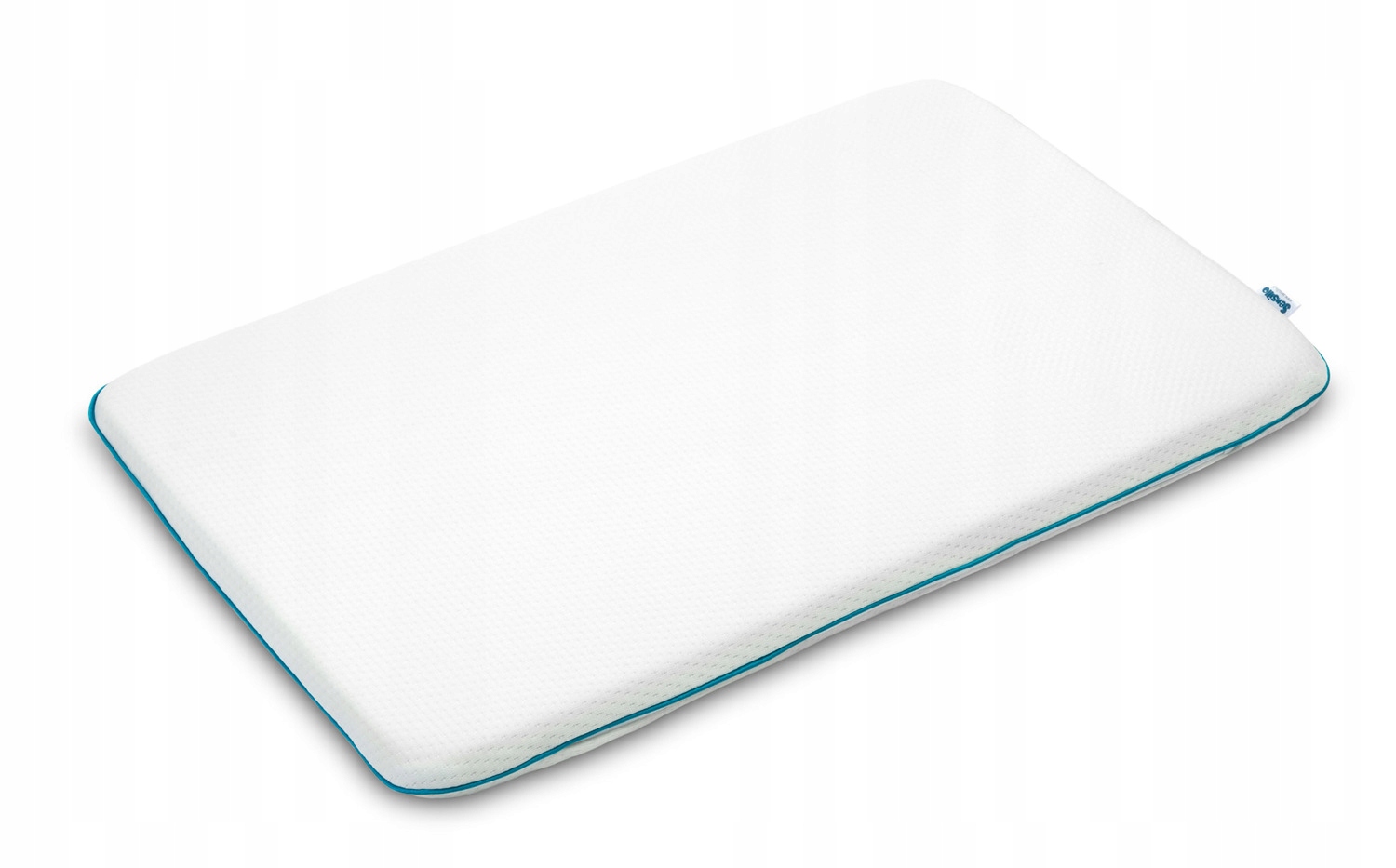 PODUSZKA MEMORY 57X37 CM ZAPOBIEGA ODKSZTAŁCENIOM DO ŁÓŻECZKA PŁASKA PIANKA