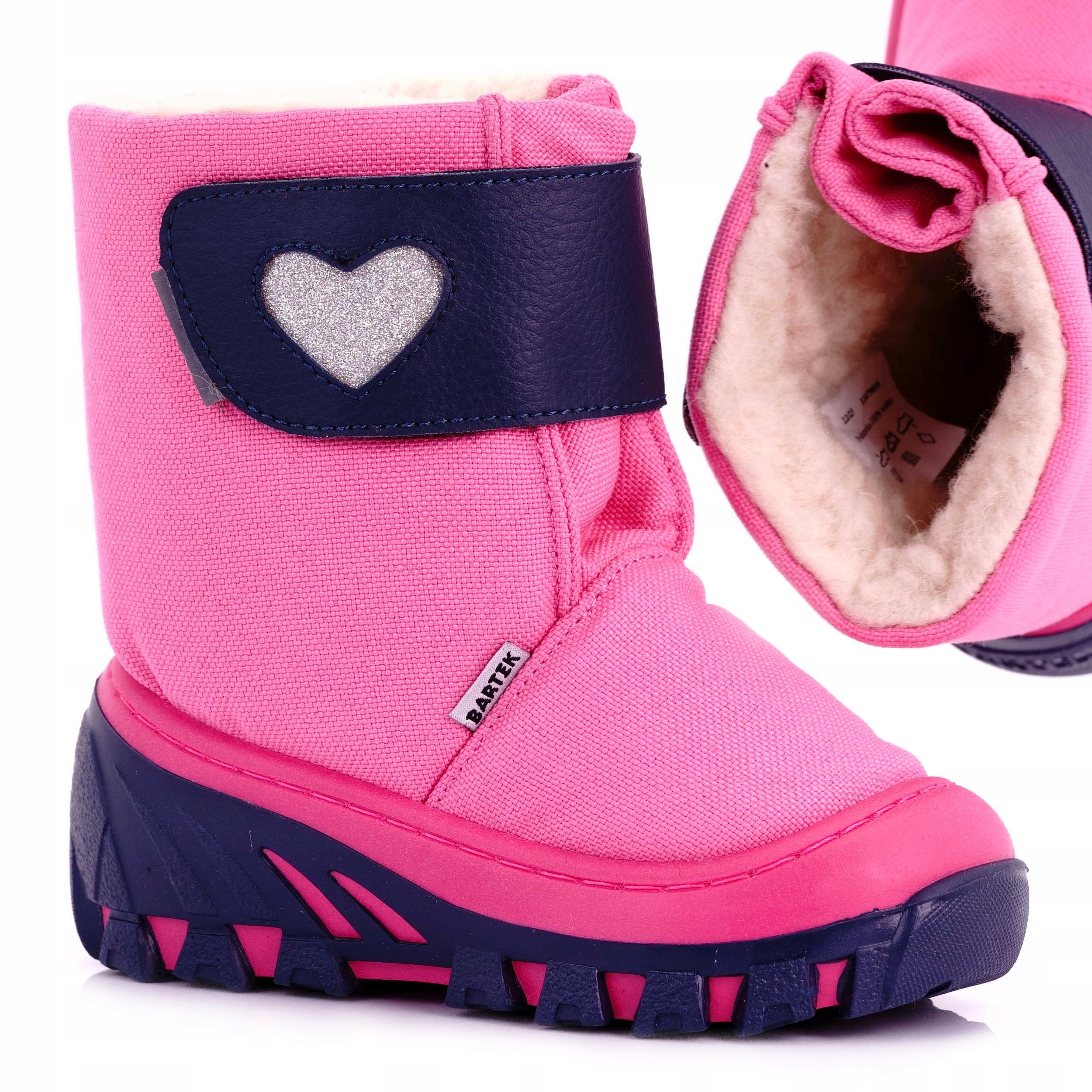 

Buty Zimowe Ocieplane Dziewczęce Kozaki 26/27