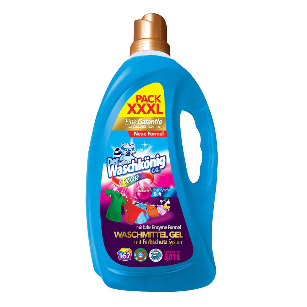 

Der Waschkonig Color, żel do prania, 5,01 l