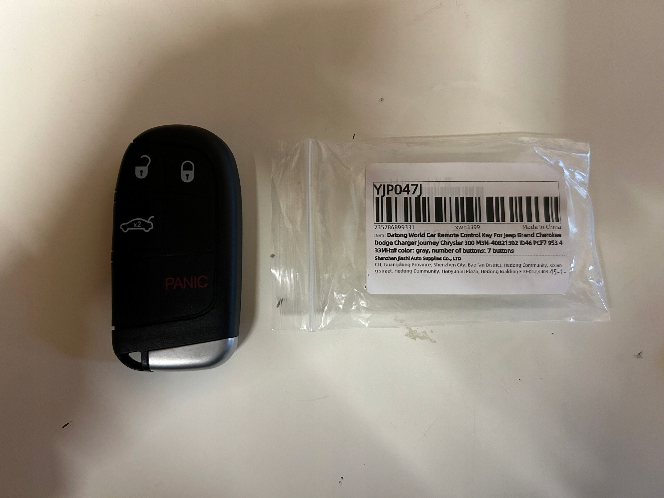 Dálkový Klíč Jeep Grand Cherokee Dodge Charger Journey Chrysler 300