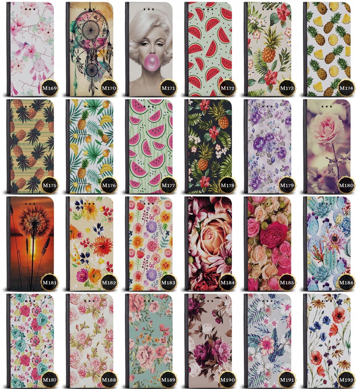 Etui Case do Xiaomi Redmi Note 9 +Szkło WZORY Funkcje pochłanianie wstrząsów