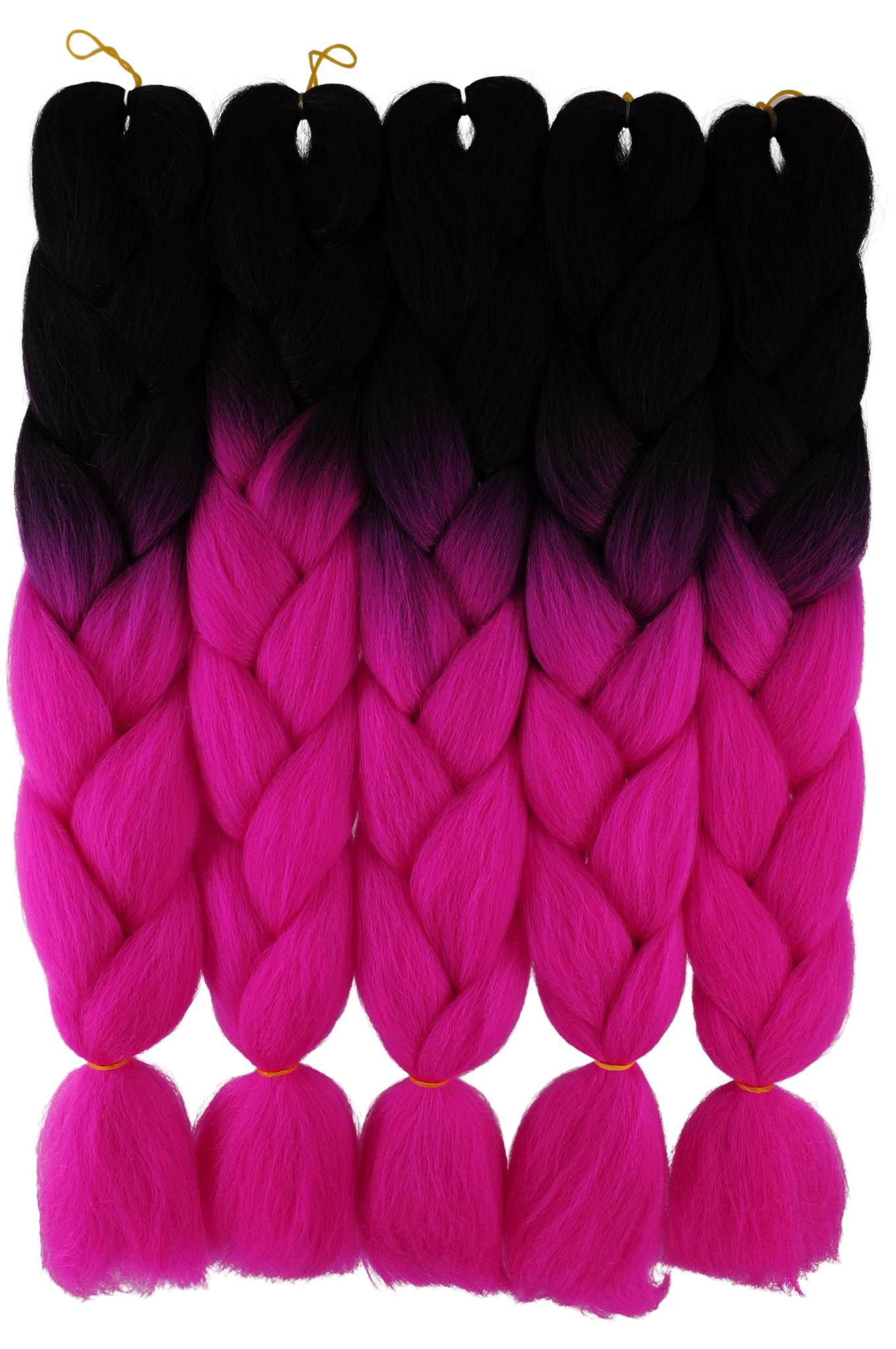 WŁOSY SYNTETYCZNE KOLOROWE WARKOCZYKI OMBRE 2-06 Marka Smart Colours