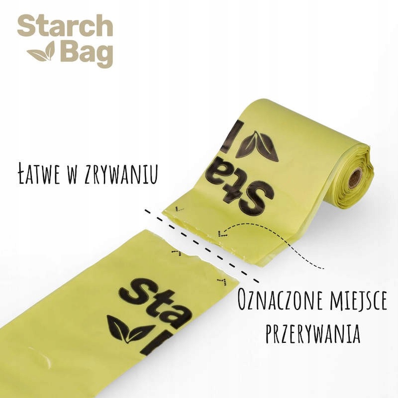 

StarchBag – BIOworki na odchody – 15 szt. – zielon