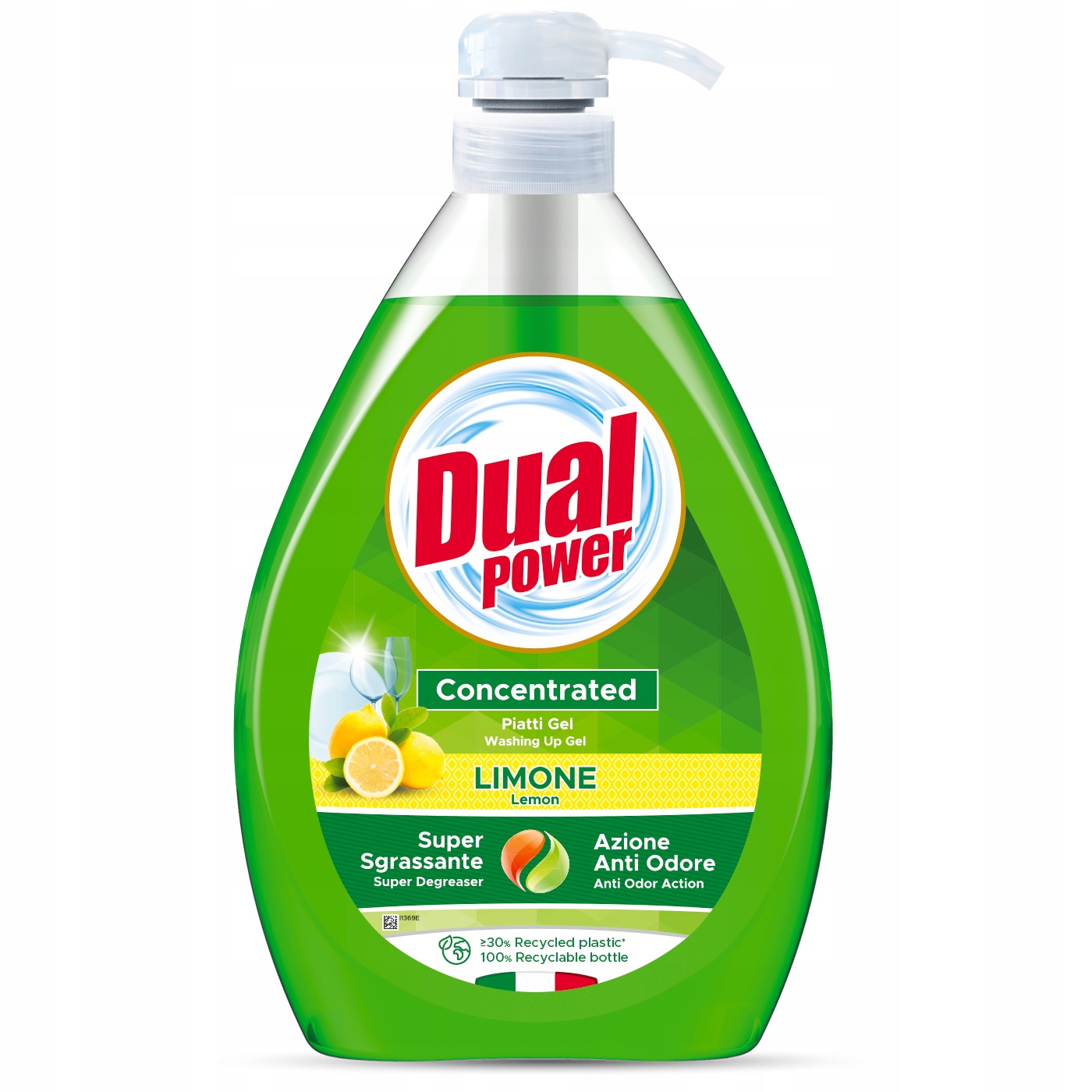 

Dual Power Płyn do mycia naczyń Cytryna, 1000 ml