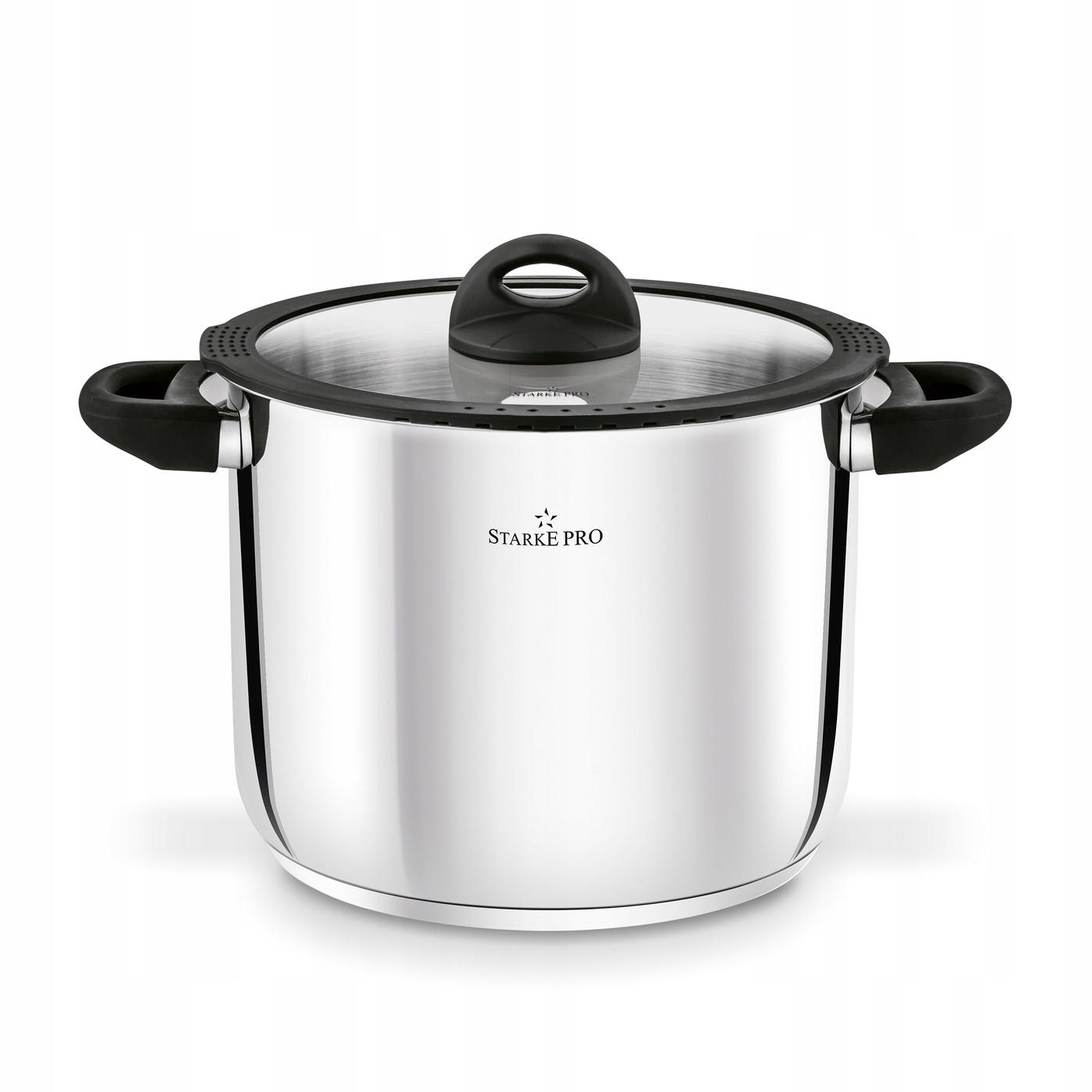 Garnek Indukcja Wysoki Duży Pokrywką Solidny Starke Pro Sante 8,5L 24cm