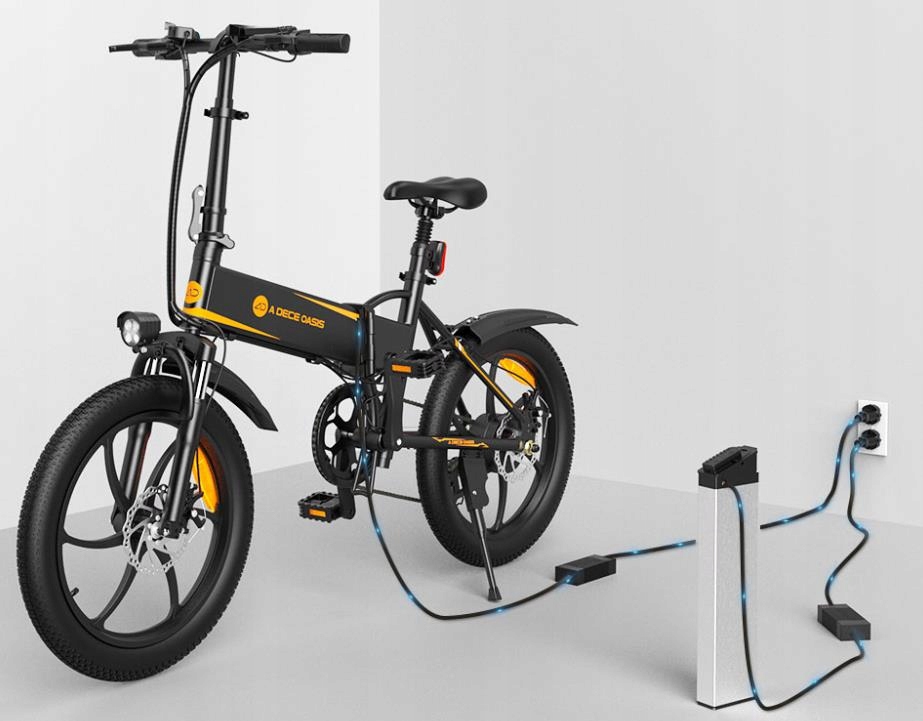 Składane Rower elektryczny 250W 10.4AH 80KM Rozmiar koła (