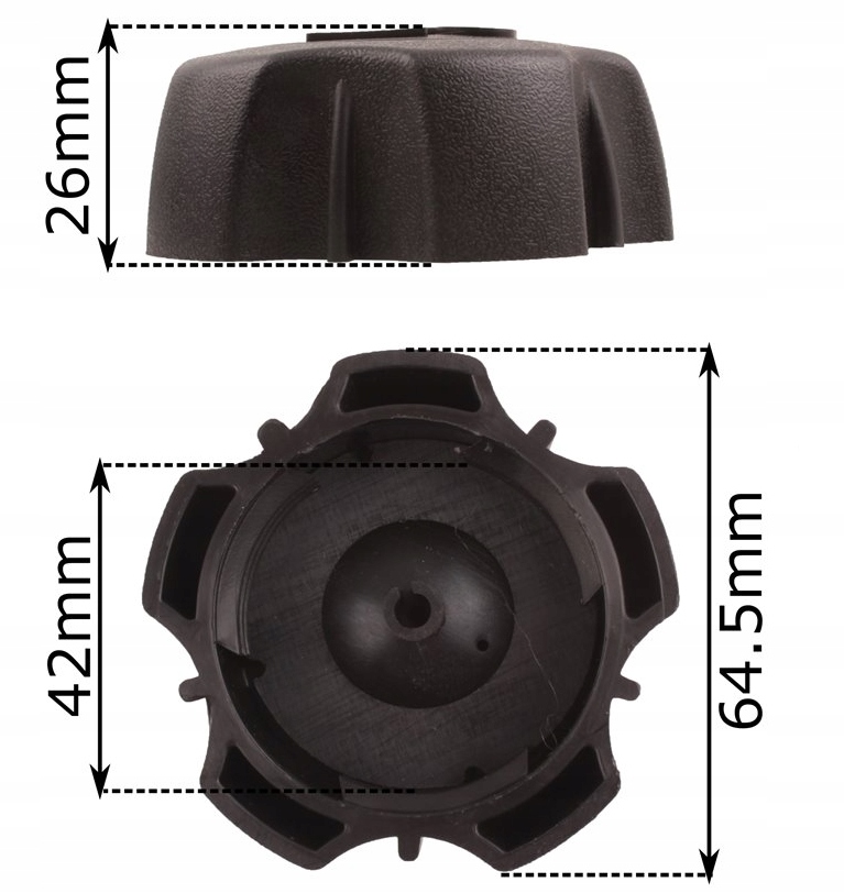 KOREK WLEWU PALIWA SILNIKI NAC T375 T475 T575 T675 NAC FAWORYT EINHELL 60mm Typ korek