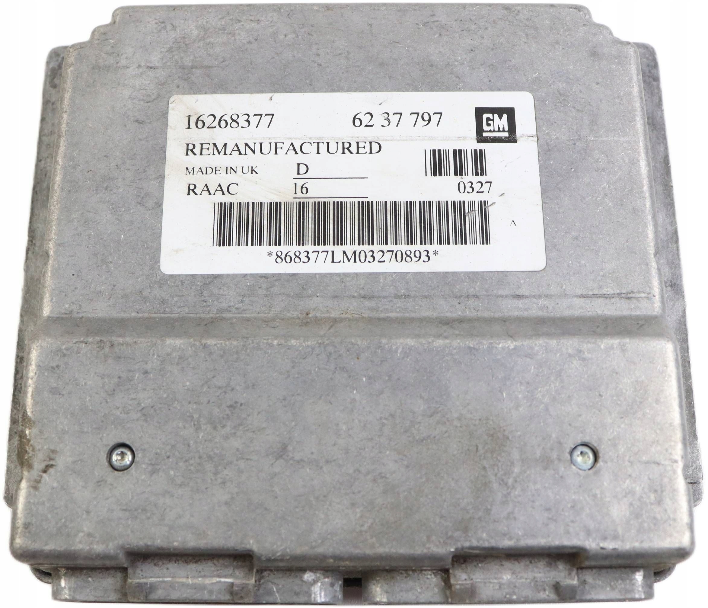 OPEL ASTRA G II module control unit of the engine 1.6B 6237797 16268377