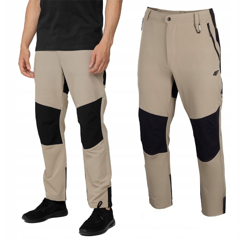4F Lehké pánské trekové kalhoty SPMTR062 > XXXL