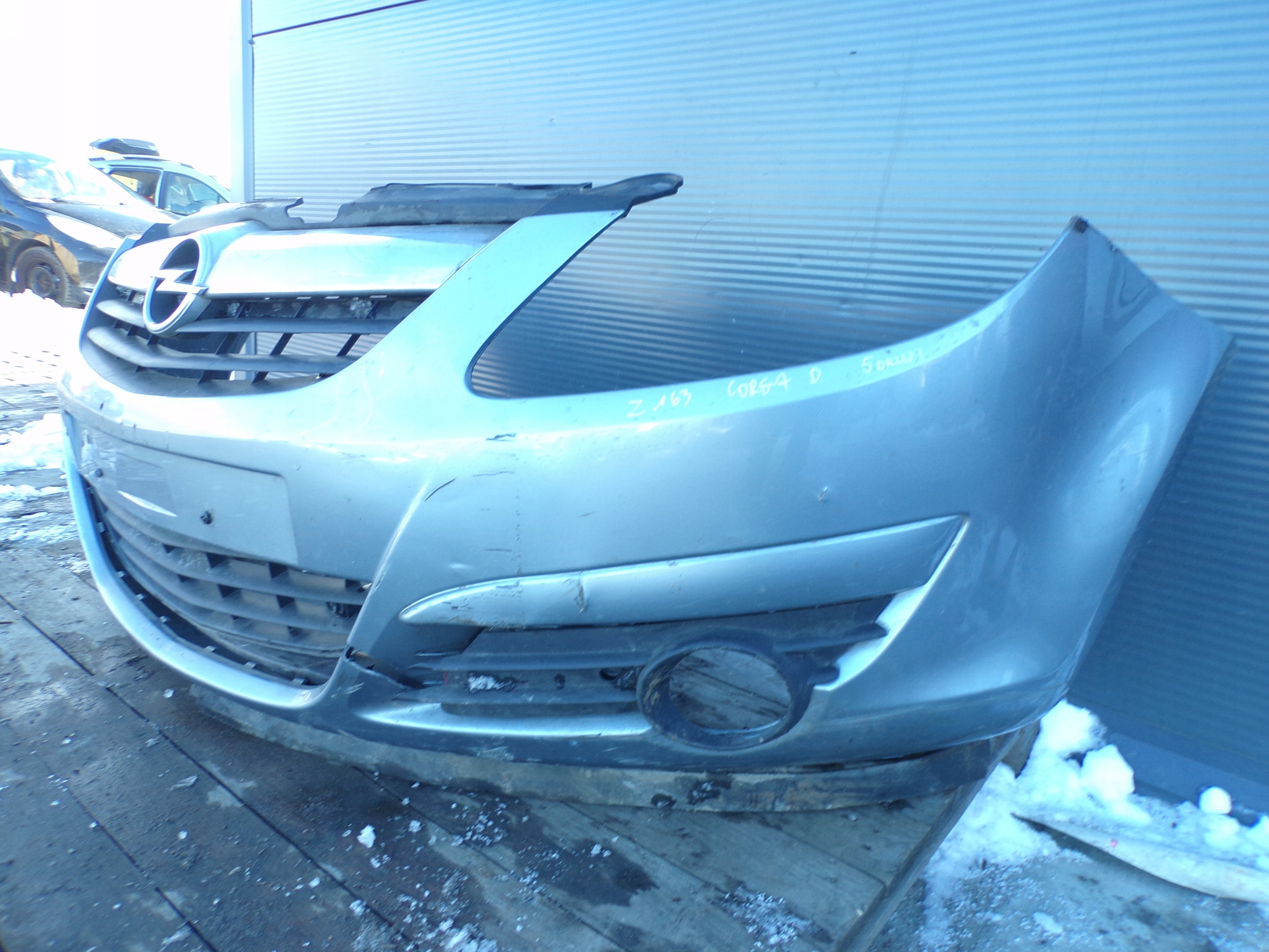front bumper front OPEL CORSA D colour Z163