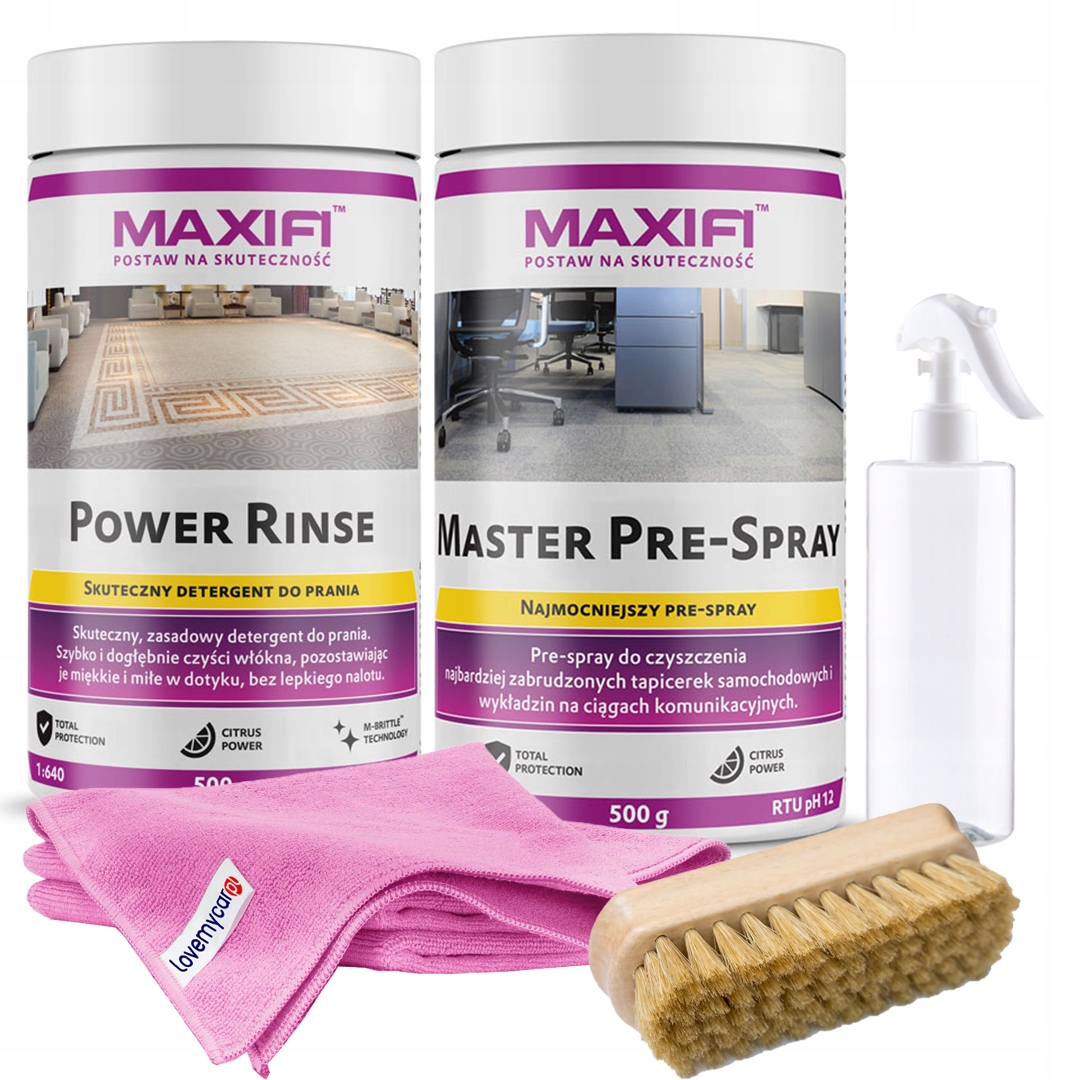 

Maxifi Zestaw proszków do prania tapicerki 2x500g