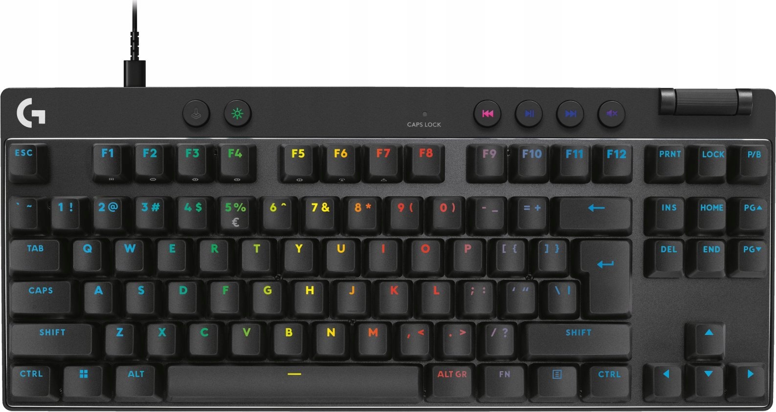 Klawiatura mechaniczna Logitech G Pro X Tkl Rapid Rgb US'Intl 920-013233